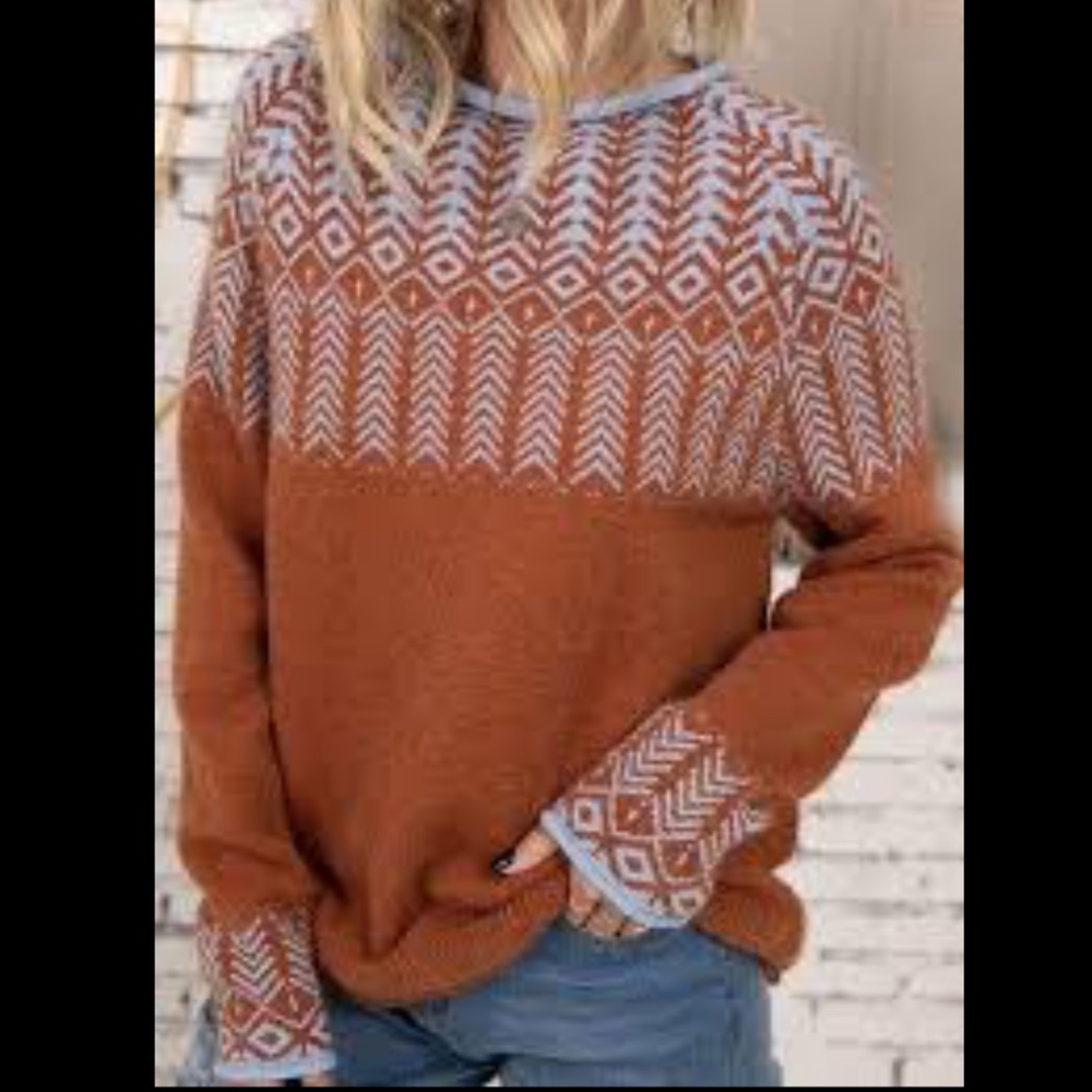 Geometric Sweater